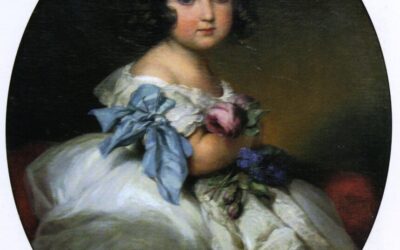 Franz Xaver Winterhalter (1805-1873), La principessa Carlotta da bambina, olio su tela, 1842 ca