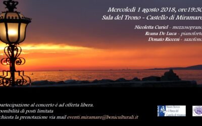 1 agosto 2018 CONCERTO AL CASTELLO DI MIRAMARE